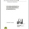 Clark Forklift C15 C32 D L C GTS20 GTS33 D L Operator Manual 8160507 OM 1114 12.2020 DE
