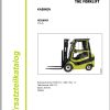 Clark Forklift C15 C35 Cabin Parts Manual 4581110 PB EU113 03.2018 DE