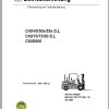 Clark Forklift C40 C80 D L C80D900 Operator Manual 8160520 OM 1127 10.2020 DE