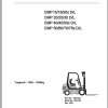 Clark Forklift CMP 15 75s D L Operator Manual 8037321 OM 754 12.2007 DE