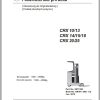 Clark Forklift CRX 10 25 Operator Manual 8071396 OM 811 06.2015 DE SK