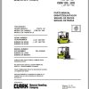 Clark Forklift CTM CEM 10 20S GEF 7097 7102 Parts Manual 4350846 EN DE FR ES