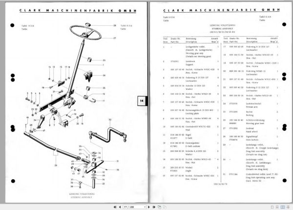 Clark Forklift DCFY 40 50 Maintenance Manual 1