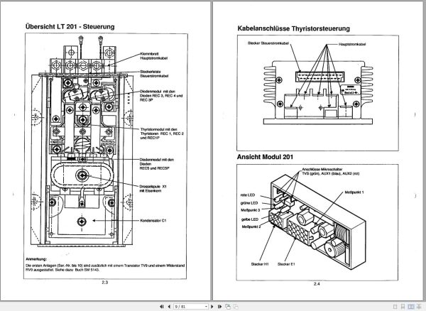 Clark Forklift EM 20 30 7426 7427 Service Manual SM 5157 GEF DE 1