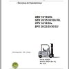 Clark Forklift GEX GTX EPX 16 32i Operator Manual 8105234 OM 881 03.2019 DE