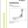 Clark Forklift GS PRO 2.5 4579000 4579011 Parts Manual 4580279 PB EU100 09.2016 DE