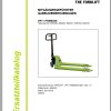 Clark Forklift HPT PREMIUM 4582483 4583163 Parts Manual 4583428 PB EU151 04.2021 DE
