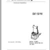 Clark Forklift SX 12 16 Operator Manual 8114071 OM 927 06.2015 DE