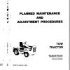Clark Forklift TOW Tractor Planned Maintenance Adjustment Procedures PMA 440