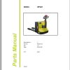 Clark Forklift WPX20 8252 Parts Manual PB EU135 09.2021
