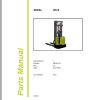 Clark Forklift WS10 8271 Parts Manual PB EU132 07.2021