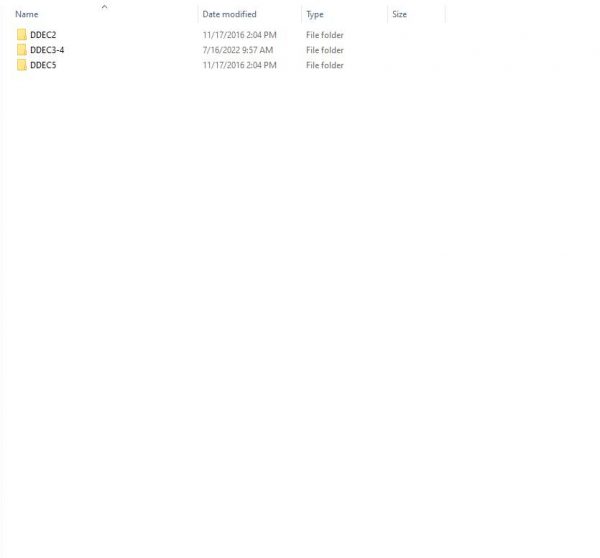 Detroit Diesel DDEC Metafiles