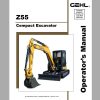 Gehl Compact Excavator Z55 Operators Manual 50940327 07 1