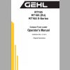 Gehl Compact Track Loader RT165 RT165EU RT165 X Series Operators Manual 50950264G 05 1