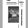 Gehl Crawler Excavator GE1202 Operators Manual 908170 03 1