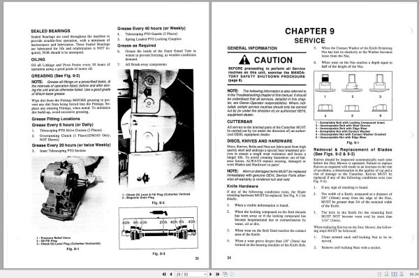 Gehl Disc Mowers DM162 DM165 Operators Manual 906260A 2