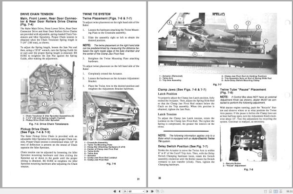 Gehl Fixed Chamber Round Baler RB1310 Operators Manual 906015A 2
