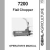 Gehl Flail Chopper FC7200 Operators Manual 907111A 1