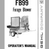 Gehl Forage Blower FB99 Operators Manual 902793C 1