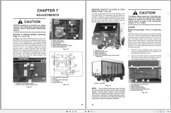 Gehl Forage Box BU970 Operators Manual 904475B 2