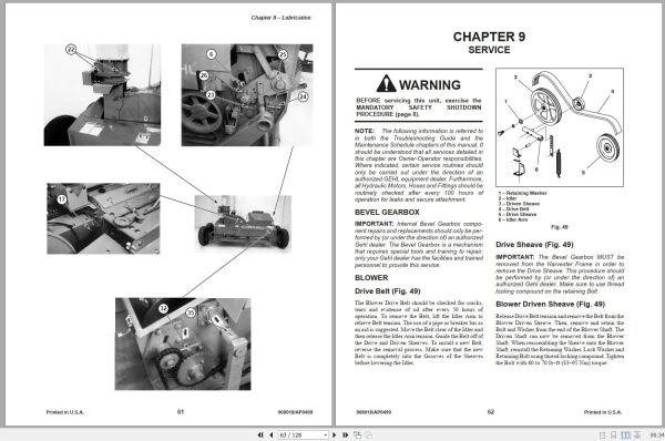 Gehl Forage Harvester 1075 Operators Manual 908018A 2