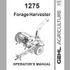 Gehl Forage Harvester 1275 Operators Manual 908011A 1