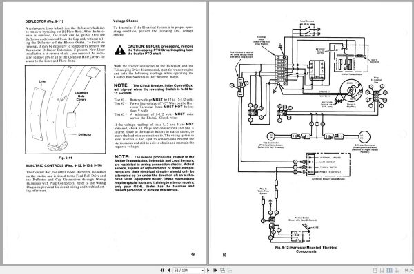 Gehl Forage Harvester CB1060 CB1065 Operators Manual 903600A 2