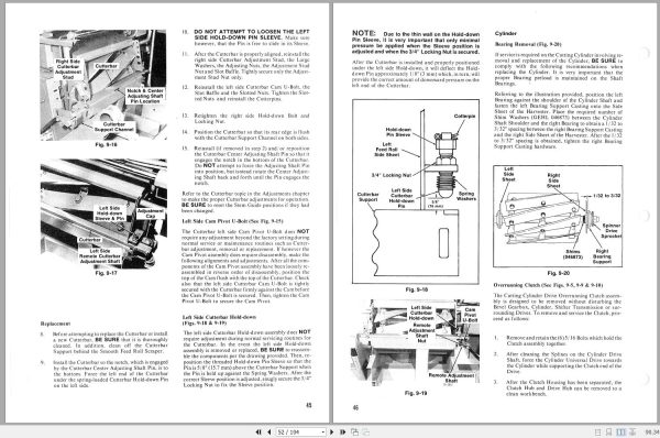 Gehl Forage Harvester CB1250 Operators Manual 902567A 2