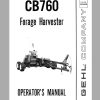 Gehl Forage Harvester CB760 Operators Manual 903469A 1