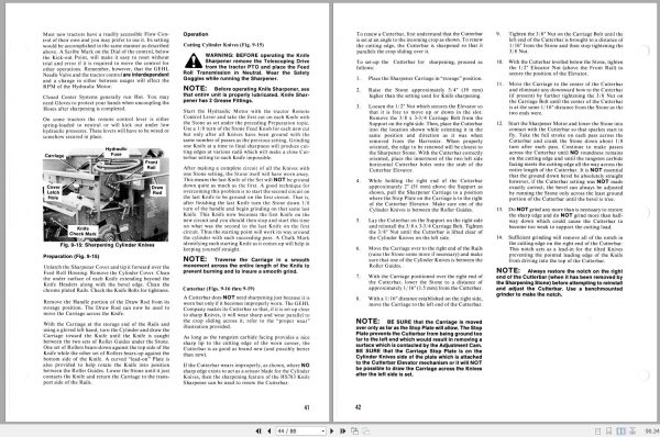 Gehl Forage Harvester CB760 Operators Manual 903469A 2