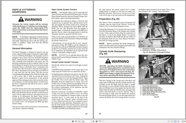 Gehl Forage Harvesters CB1060 SN 8501 and Up CB1065 Operators Manual 907051A 2