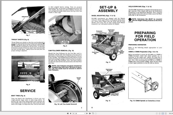 Gehl Hay Attachment HA1000 Operators Manual 902335A 2