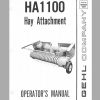 Gehl Hay Attachment HA1100 Operators Manual 903623A 1