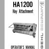 Gehl Hay Attachment HA1200 Operators Manual 903040A 1