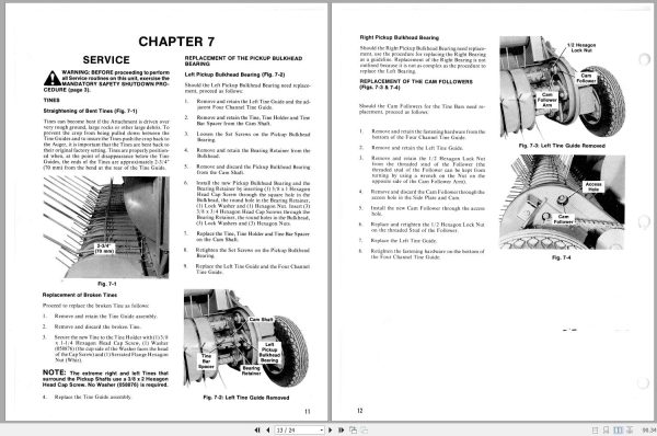 Gehl Hay Attachment HA1200 Operators Manual 903040A 2