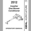 Gehl Impeller Disc Mower Conditioner DC2512 Operators Manual 909871B 1