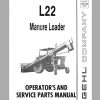 Gehl Manure Loader L22 Operators Parts Manual 904122A 1