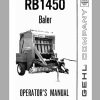 Gehl Round Baler RB1450 Operators Manual 902889A 1