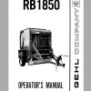 Gehl Round Baler RB1850 Operators Manual 902917A 1