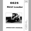 Gehl Skid Steer Loader 6625 Operators Manual 907268A 1
