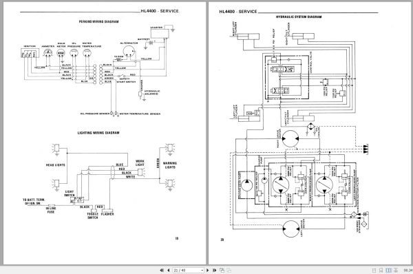 Gehl Skid Steer Loader HL4400 Operators Manual 901556 2