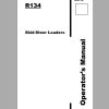 Gehl Skid Steer Loader R134 Operators Manual 50111947B 1