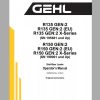 Gehl Skid Steer Loader R135 R150 EU R150 GEN2 Operators Manual 50950503 05 1
