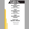 Gehl Skid Steer Loader R135 R150 R165 EU X Series Operators Manual 50940193M 05 1