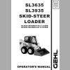 Gehl Skid Steer Loader SL3635 SL3935 Operators Manual 908268 1