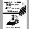 Gehl Skid Steer Loader SL4615 SL4610 Operators Manual 904590A 1