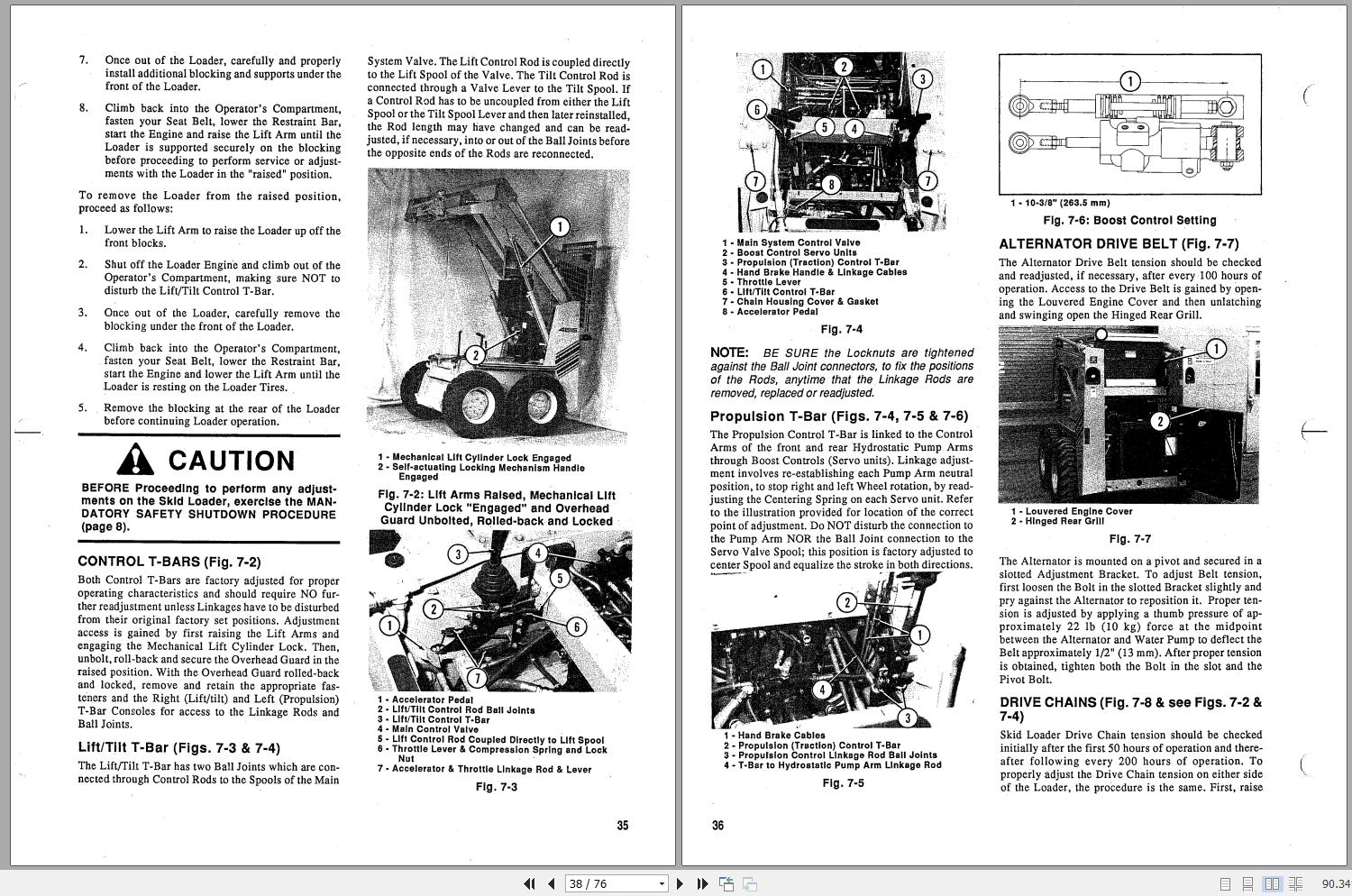 Gehl Skid Steer Loader SL4615 SL4610 Operator's Manual 904590A