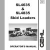 Gehl Skid Steer Loader SL4635 SL4835 Operators Manual 907808 1