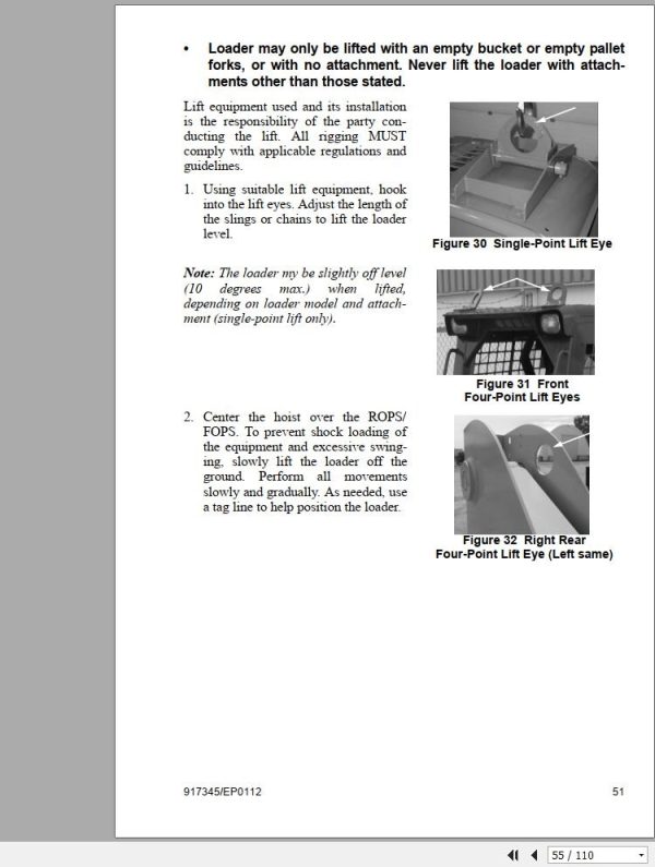Gehl Skid Steer Loader SL5640E SL5640EEU SL6640E SL6640EEU Operators Manual 917345E 2
