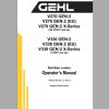 Gehl Skid Steer Loader V270 V330 EU V330 GEN2 Operators Manual 50950150 05 1